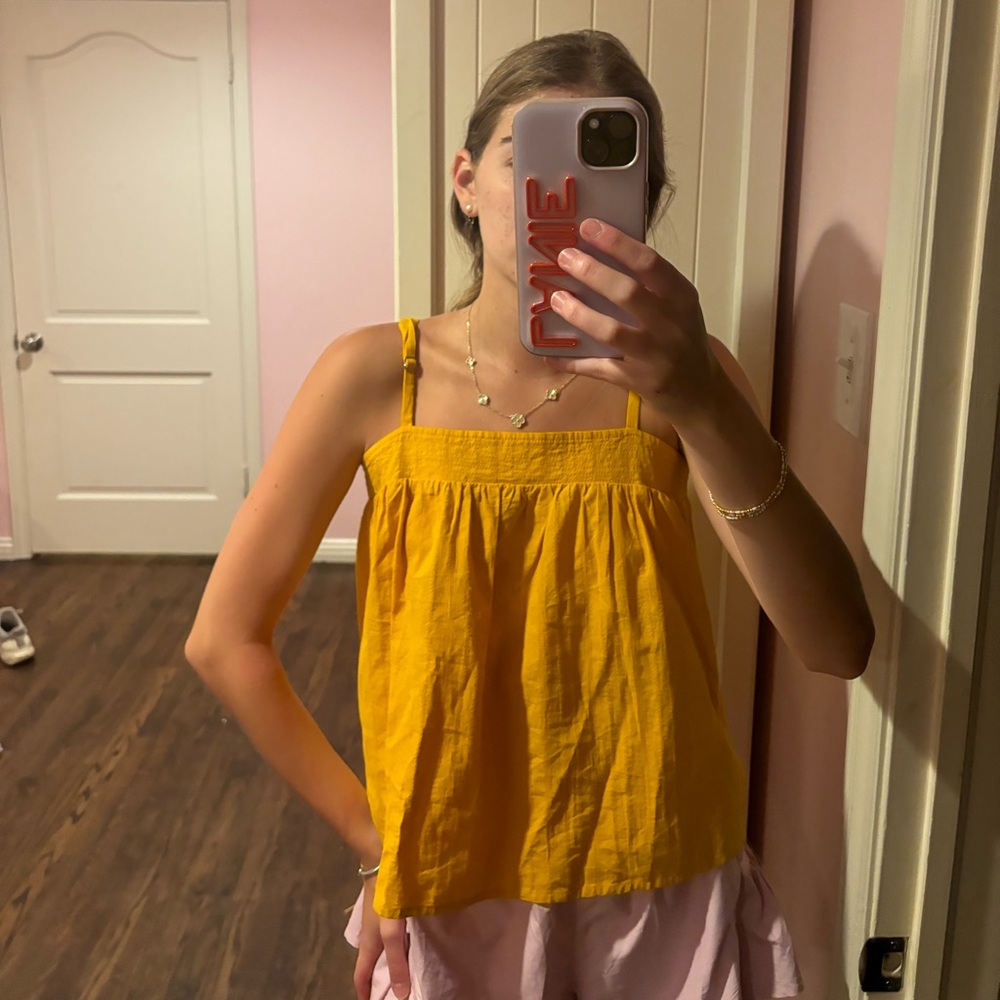Madewell Yellow Top